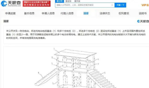 小(xiǎo)米汽車(che)充電(dian)站專(zhuan)利獲授(shou)權，可(kě)對運輸(shu)車(che)上多(duo)箇(ge)車(che)輛充電(dian)
